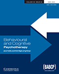 Behavioural and Cognitive Psychotherapy