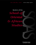 Bulletin of the School of Oriental and African Studies