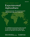 Experimental Agriculture