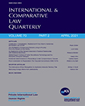 International & Comparative Law Quarterly