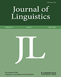 Journal of Linguistics