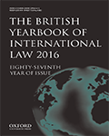 The British Yearbook of International Law