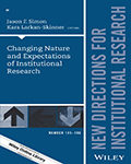 New Directions for Institutional Research