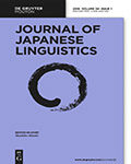 Journal of Japanese Linguistics