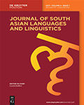 Journal of South Asian Languages and Linguistics