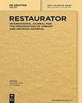 Restaurator. International Journal for the Preservation of Library and Archival Material