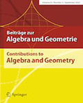 Beiträge zur Algebra und Geometrie / Contributions to Algebra and Geometry
