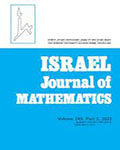 Israel Journal of Mathematics