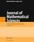 Journal of Mathematical Sciences