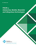 Proceedings of the ACM on Interactive, Mobile, Wearable and Ubiquitous Technologies