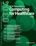 Transactions on Computing for Healthcare