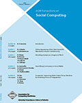 Transactions on Social Computing