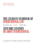 Canadian Yearbook of International Law / Annuaire canadien de droit international