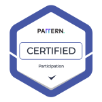 Έμβλημα με τα διακριτικά του έργου PATTERN